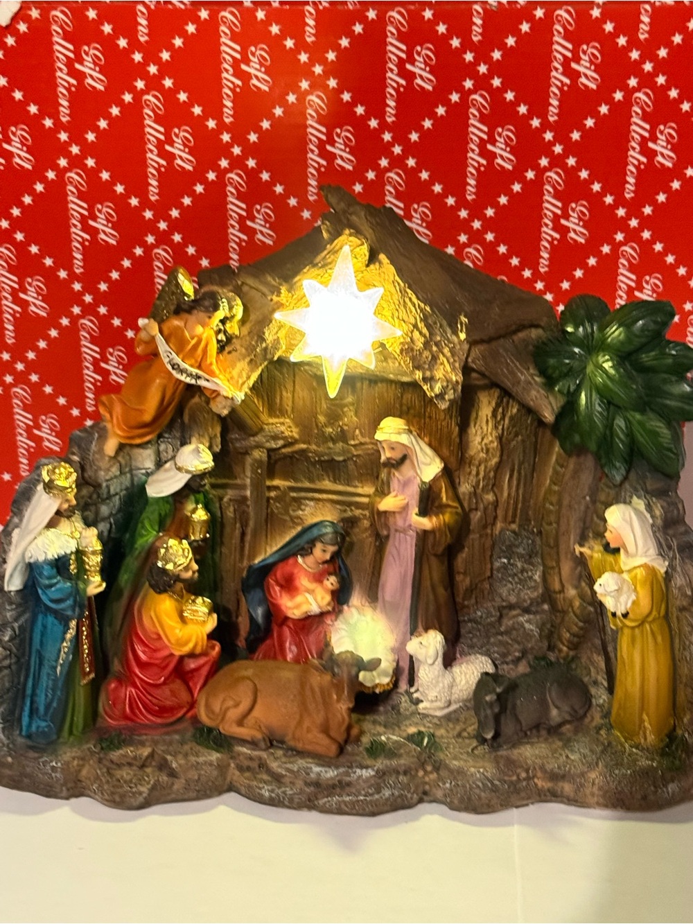 Nativity with LED light
